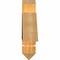 Ekena Millwork Eugene Rough Sawn Timber Gable Bracket, Western Red Cedar, 36"W x 6"H x 2"D x 4"F, 4/12 Pitch GBW036X06X0204EUG00RWR - alternate 3